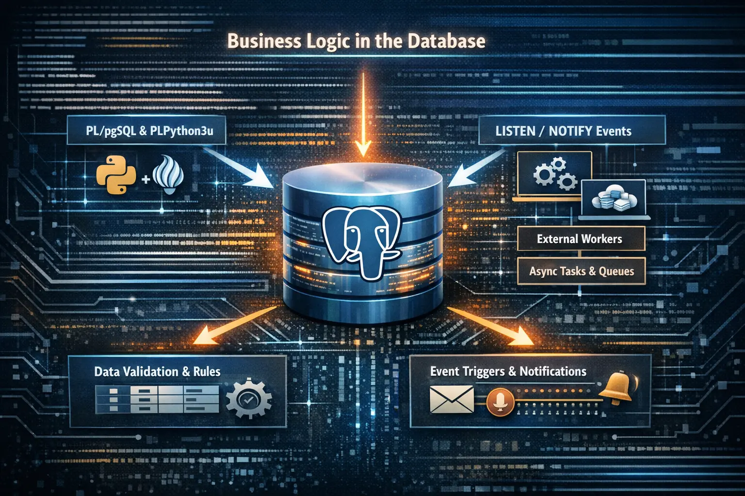 Arquitectura centrada en base de datos